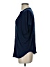 Amour Vert Blue Short Sleeve Henley Size S - photo 5