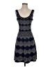 BCBGMAXAZRIA Chevron-herringbone Blue Cocktail Dress Size S - photo 1
