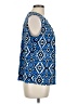 Kasper Blue Sleeveless Blouse Size L - photo 4