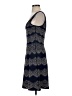 BCBGMAXAZRIA Chevron-herringbone Blue Cocktail Dress Size S - photo 5