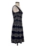 BCBGMAXAZRIA Chevron-herringbone Blue Cocktail Dress Size S - photo 4