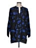 Larry Levine 100% Polyester Blue Casual Dress Size L - photo 1