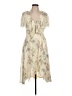 ASOS Floral Ivory Cocktail Dress Size 10 - photo 1