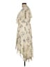 ASOS Floral Ivory Cocktail Dress Size 10 - photo 5