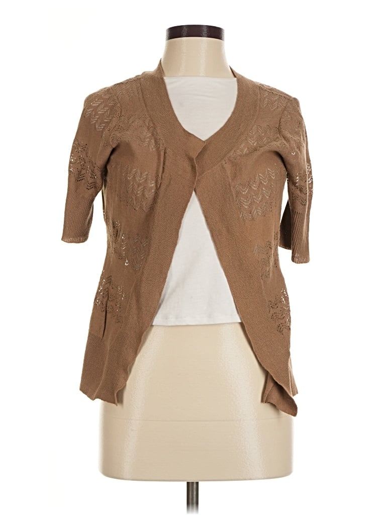Pre-owned Tracy Reese Cardigan Sweater In Brown