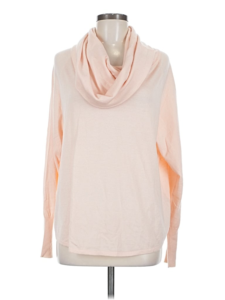 Pre-owned Joie Long Sleeve Turtleneck In Pink