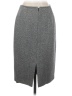 Isabella DeMarco Chevron-herringbone Gray Formal Skirt Size 4 - photo 2