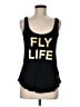Flywheel 100% Cotton Graphic Black Tank Top Size M - photo 1