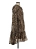 Studio A 100% Polyester Animal Print Brown Casual Dress Size S - photo 4