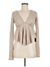Lulus Tan Long Sleeve Top Size M - photo 1