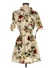 Justify 100% Polyester Floral Tan Casual Dress Size S - photo 1