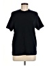 Zara 100% Cotton Black Short Sleeve Top Size M - photo 1