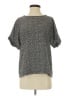 Vince. 100% Silk Gray Short Sleeve Silk Top Size S - photo 1