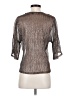 Minkpink Metallic Silver 3/4 Sleeve Blouse Size S - photo 2