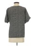 Vince. 100% Silk Gray Short Sleeve Silk Top Size S - photo 2