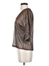 Minkpink Metallic Silver 3/4 Sleeve Blouse Size S - photo 5