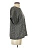 Vince. 100% Silk Gray Short Sleeve Silk Top Size S - photo 4