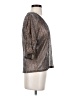 Minkpink Metallic Silver 3/4 Sleeve Blouse Size S - photo 4