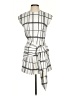 C/MEO Collective Plaid White Cocktail Dress Size XS - photo 1
