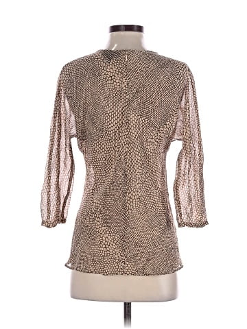 DKNY 3/4 Sleeve Silk Top (view 2)