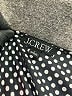 J.Crew 100% Polyester Polka Dots Gray Casual Dress Size 6 - photo 7