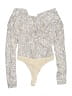 Lulus 100% Polyester Silver Bodysuit Size S - photo 2