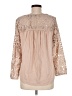 Joie 100% Rayon Tan Long Sleeve Blouse Size M - photo 2