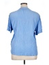 Well Worn 100% Viscose Blue Short Sleeve Blouse Size XXL - photo 2