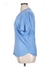 Well Worn 100% Viscose Blue Short Sleeve Blouse Size XXL - photo 5