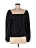 She + Sky 100% Polyester Black Long Sleeve Blouse Size M - photo 1