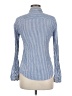 Sandra Ingrish Stripes Blue Long Sleeve Button-Down Shirt Size M - photo 2