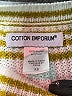 Cotton Emporium 100% Acrylic Stripes Yellow Pullover Sweater Size XS - photo 7