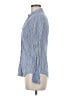 Sandra Ingrish Stripes Blue Long Sleeve Button-Down Shirt Size M - photo 5