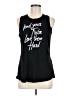 Raw Threads Black Sleeveless T-Shirt Size M - photo 1