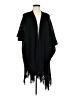 Steve Madden 100% Acrylic Black Poncho One size - photo 1