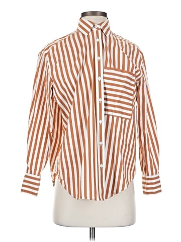 AYR 3/4 Sleeve Button-Down Shirt (view 1)