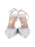 Lulus Metallic Silver Heels Size 7 - photo 2