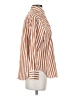 AYR Stripes Orange 3/4 Sleeve Button-Down Shirt Size XS - photo 4