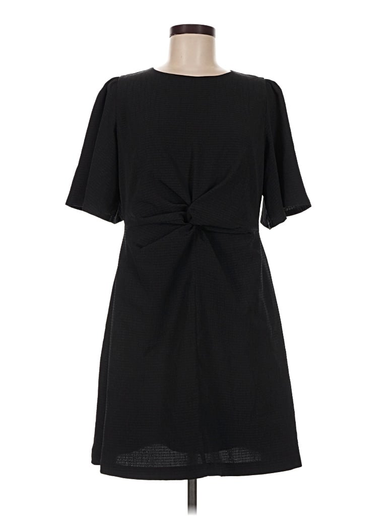 Pre-owned Ann Taylor Loft Casual Dress In Black