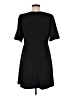 Ann Taylor LOFT 100% Polyester Solid Black Casual Dress Size 8 - photo 2
