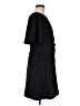 Ann Taylor LOFT 100% Polyester Solid Black Casual Dress Size 8 - photo 4