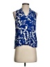 Maeve 100% Rayon Blue Sleeveless Blouse Size 4 - photo 1
