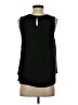 Naked Zebra 100% Polyester Black Sleeveless Blouse Size S - photo 2