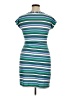 No Comment Stripes Blue Casual Dress Size XL - photo 2