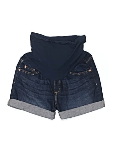 Indigo Blue Denim Shorts (view 1)