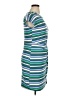 No Comment Stripes Blue Casual Dress Size XL - photo 4