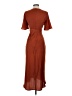 showpo 100% Polyester Solid Brown Casual Dress Size 2 - photo 2