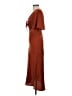 showpo 100% Polyester Solid Brown Casual Dress Size 2 - photo 5