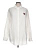Chicka-D 100% Cotton White Long Sleeve Button-Down Shirt Size L - photo 1