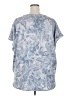 Cupio Blue Short Sleeve Blouse Size 2X - photo 2